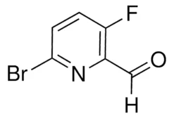 6-Бром-3-фторпиридин-2-карбальдегид