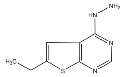 6-Этил-4-гидразинотиено[2,3-d]пиримидин