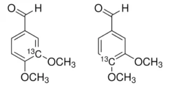 Вератральдегид-¹³C₁ (смесь 3-¹³C и 4-¹³C)