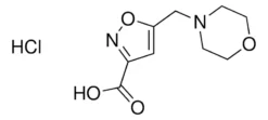 5-(морфолинометил)изоксазол-3-карбоновая кислота гидрохлорид