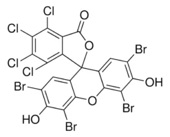 2′,4′,5′,7′-тетрабром-3,4,5,6-тетрахлорфлуоресцеин