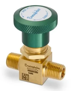 Клапан сильфонный латунный 1/4" NPT прямой
