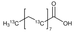 Пальмитиновая кислота-2,4,6,8,10,12,14,16-¹³C₈