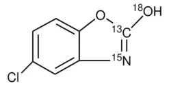Хлорзоксазон-2-<SUP>13</SUP>C-3-<SUP>15</SUP>N-гидроксил-<SUP>18</SUP>O