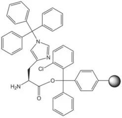 H-His(Trt)-2-ClTrt смола