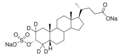 Динатриевая соль 3-сульфата литохолевой-2,2,4,4-d<SUB>4</SUB> кислоты