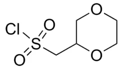 Хлорангидрид (1,4-диоксан-2-ил)метансульфоновой кислоты