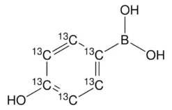 4-Гидроксифенилборная кислота-¹³C₆