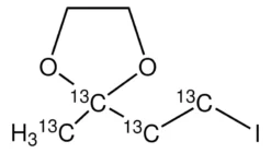 2-(2-Иодэтил-<sup>13</sup>C<sub>2</sub>)-2-метил-<sup>13</sup>C-диоксолан-2-<sup>13</sup>C