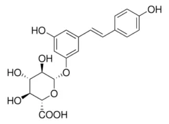 транс-ресвератрол 3-O-β-D-глюкуронид