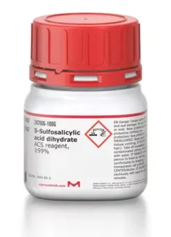 5-Сульфосалициловая кислота дигидрат, ACS ≥99% для ТСХ и анализа