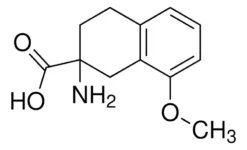 2-амино-8-метокси-1,2,3,4-тетрагидронафталин-2-карбоновая кислота