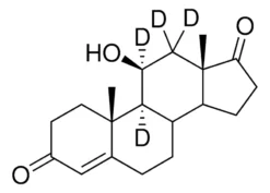 11β-гидрокси-4-андростен-3,17-дион-9,11,12,12-d4