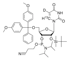 ДМТ-2'-О-ТБДМС-рибоуридин-6-¹³C,5-d фосфорамидит