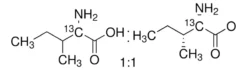 DL-Изолейцин-2-¹³C/DL-Аллоизолейцин-2-¹³C (приблизительно 1:1)
