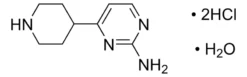 4-(4-Пиперидинил)-2-пиримидинамин дигидрохлорид гидрат