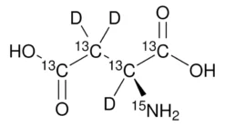 L-аспарагиновая кислота-¹³C₄,¹⁵N,2,3,3-d₃
