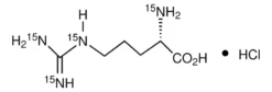 Гидрохлорид L-аргинина-¹⁵N₄
