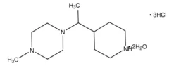 Тригидрохлорид дигидрат 1-метил-4-(1-(пиперидин-4-ил)этил)пиперазина