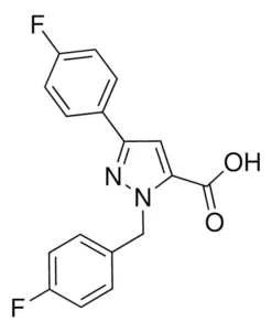 1-(4-Фторбензил)-3-(4-фторфенил)-1H-пиразол-5-карбоновая кислота