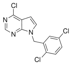 7-(2,5-Дихлорбензил)-4-хлор-7H-пирроло[2,3-d]пиримидин