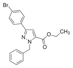 Этиловый эфир 1-бензил-3-(4-бромфенил)-1H-пиразол-5-карбоновой кислоты