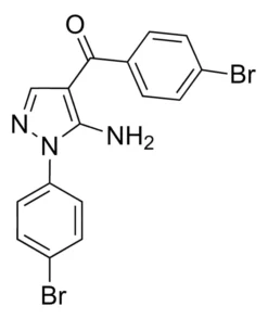 Метанон (5-амино-1-(4-бромфенил)-1H-пиразол-4-ил)(4-бромфенил)