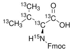 N-[(9-флуоренилметокси)карбонил]-L-валин-¹³C₅,¹⁵N