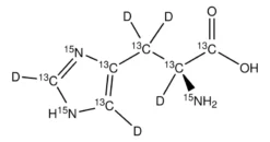 L-Гистидин-¹³C₆,¹⁵N₃,α,β,β,2,5-d₅