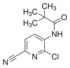 N-(2-Хлоро-6-циано-3-пиридил)пиваламид