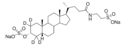 3-сульфат тауролитодезоксихолевой-2,2,4,4-d4 кислоты динатриевая соль