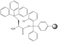H-Cys(Trt)-2-Хлортритил смола