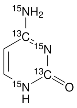 Цитозин-2,4-¹³C₂,¹⁵N₃