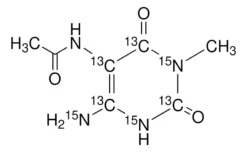 5-ацетиламино-6-амино-3-метилурацил-(кольцо-13C4,15N2, амино-15N)
