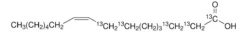 Пальмитолеиновая кислота-1,2,3,7,8-¹³C₅