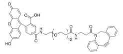 Дибеззоциклооктин-дифункциональный полиэтиленгликоль-карбоксифлуоресцеин (DBCO-dPEG₁₂-карбоксифлуоресцеин)