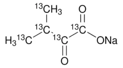 2-Кето-3-метилмасляная кислота-<SUP>13</SUP>C<SUB>5</SUB> натриевая соль