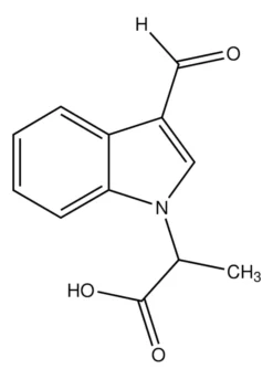 2-(3-Формил-1H-индол-1-ил)пропановая кислота