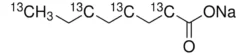 Октаноат натрия-¹³C₄ изотопно-меченый для ЯМР, 99%
