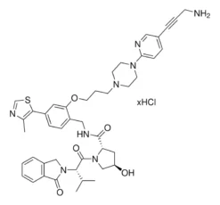 Гидрохлорид (S,R,S)-VL285 Фенол-пиперазин-пиридин-алкин-NH₂