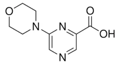 6-(морфолин-4-ил)пиразин-2-карбоновая кислота