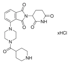 Помалидомид-пиперазин-пиперидин-4-карбоксамид гидрохлорид