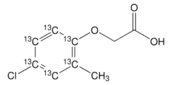 4-Хлор-2-метилфеноксиуксусная кислота (фенил-¹³C₆)