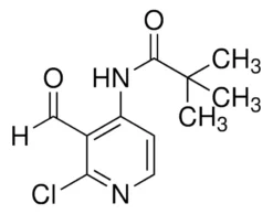 N-(2-Хлор-3-формилпиридин-4-ил)пиваламид