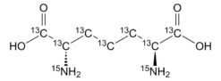 L,L-α,ε-Диаминопимелиновая кислота-¹³C₇,¹⁵N₂