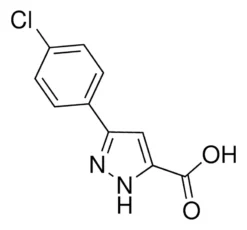 3-(4-Хлорфенил)-1H-пиразол-5-карбоновая кислота