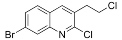 2-Хлор-3-(2-хлорэтил)-7-бромохинолин