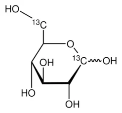 D-Глюкоза-1,6-¹³C₂ (99%, меченая, для метаболизма)