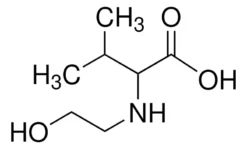 2-(2-Гидроксиэтиламино)-3-метилбутановая кислота