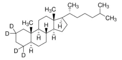 5α-Холестан-2,2,4,4-d<SUB>4</SUB>